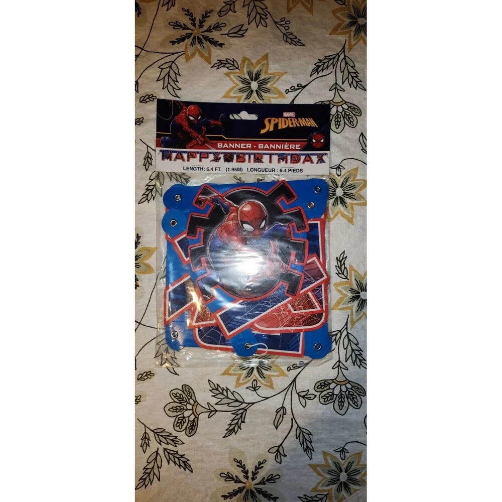 Spiderman Party Supplies, Tablecloths, Banners And Decor